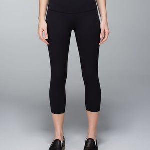 Lululemon Wunder Under Crop Full-On Luon 21"